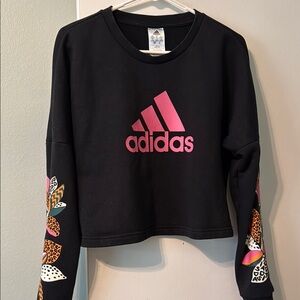 Adidas/Farm Rio Black Sweatshirt Sz S. EUC